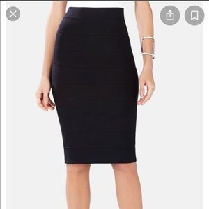 Bcbg black pencil skirt